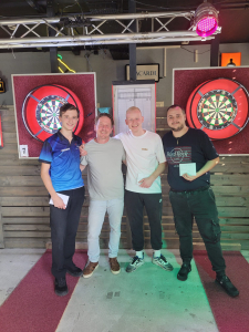 Ergolz Open 2022 - Demi-finalistes Lucky Loser (de gauche à droite) : Loris Schaub, Beat Schmutz, Yannick Christe et Roland Meier